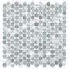 Andova Tiles SAMPLE Orb 075 x 075 Metal Penny Round Mosaic Tile SAM-ANDORB256